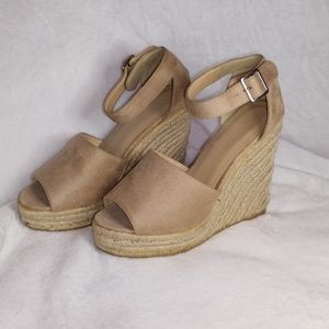 Beige Wedges